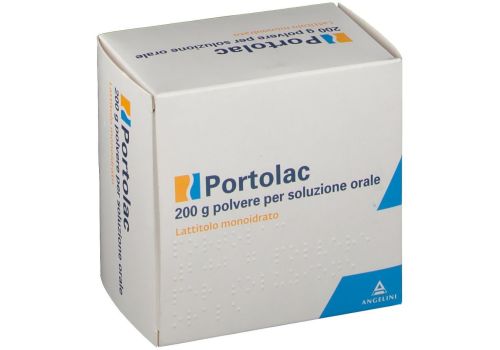 Portolac polvere per soluzione orale lattitolo monoidrato 200 grammi