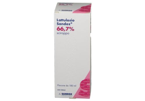 LATTULOSIO SANDOZ 66.7% SCIROPPO 180ML