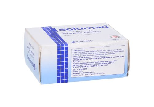 Solumag 1,5 grammi soluzione orale 20 flaconcini 10ml