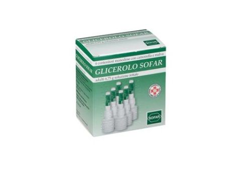 GLICEROLO SOFAR LASSATIVO 6 MICROCLISMI