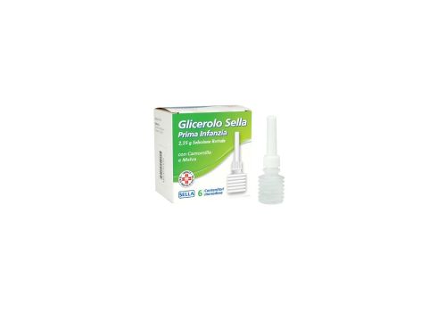 Glicerolo Sella lassativo 6 microclismi prima infanzia