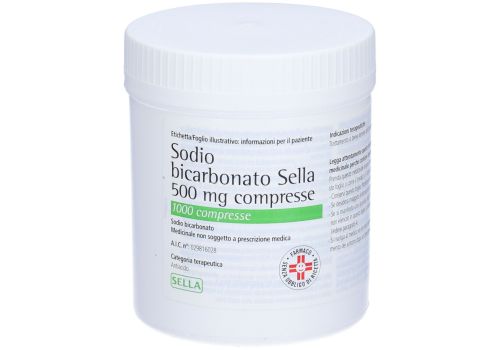 Sodio Bicarbonato 500mg 1000 compresse