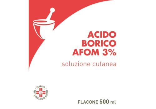 ACIDO BORICO AFOM*3% 500ML
