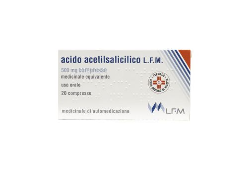 ACIDO ACETILSALIC LFM*20CPR500