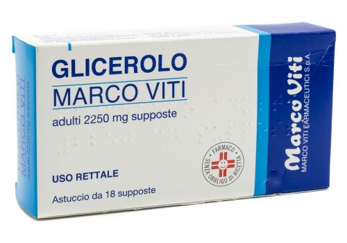GLICEROLO 18SUPP ADULTI 2250MG