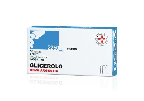 Glicerolo Nova Argentia lassativo 18 supposte adulti