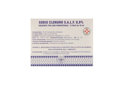 SODIO CLORURO*0,9% 5F 10ML