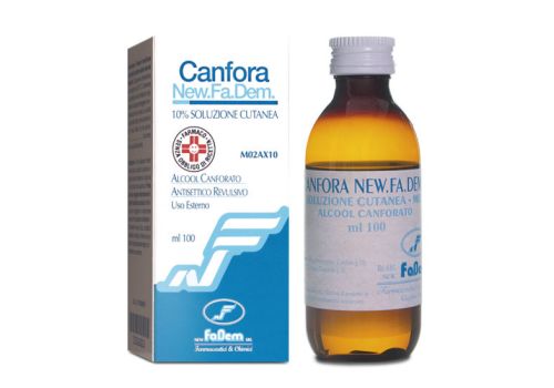 Canfora 10% soluzione  idroalcolica 100ml