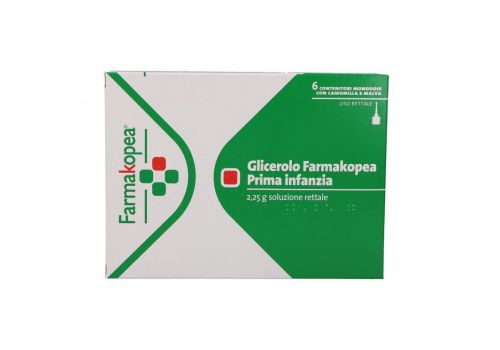 Glicerolo Farmakopea prima infanzia lassativo 6 microclismi