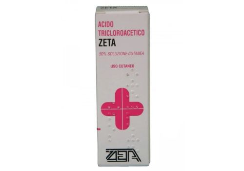 Acido Tricloroacetico 50% trattamento verruche soluzione cutanea 10ml