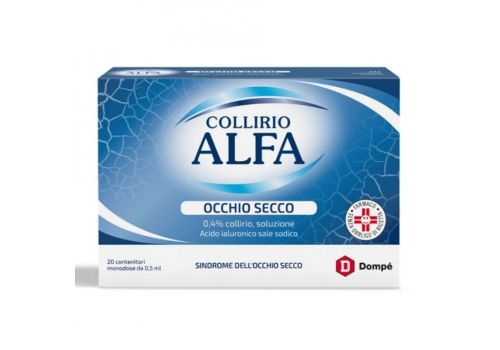 COLLIRIO ALFA OCCHIO SECCO 0.4% 20 FLACONI MONODOSE 0.5ML