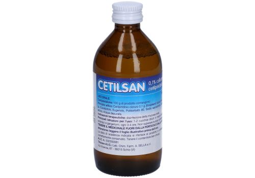 Cetilsan disinfettante del cavo orale collutorio 200 grammi