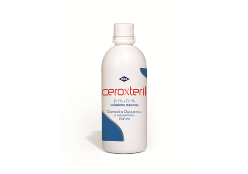Ceroxteril 0,1%+0,1% disinfezione della cute lesa soluzione cutanea 200ml