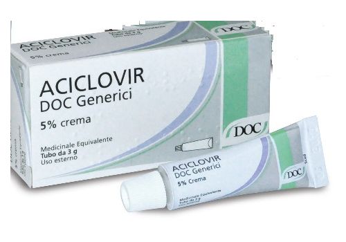 Aciclovir Doc 5% Herpes crema 3 grammi