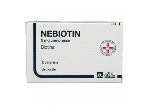 NEBIOTIN 30CPR 5MG