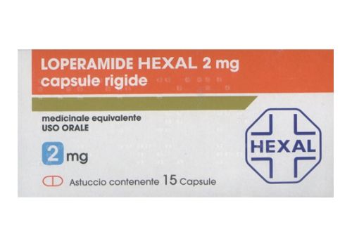 Loperamide Hexal 2mg antidiarroico 15 capsule