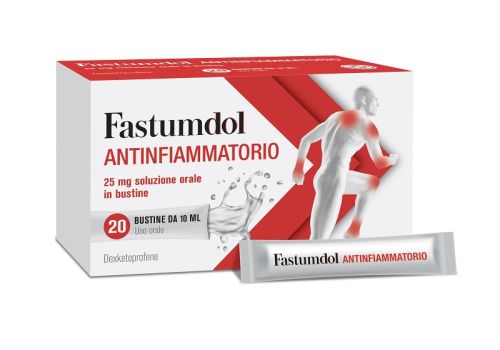Fastumdol Antinfiammatorio 25mg soluzione orale 20 bustine da 10ml