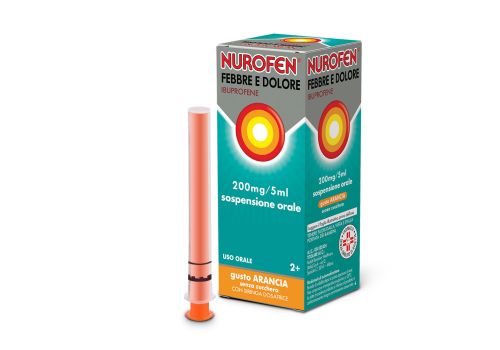 NUROFEN FEBBRE E DOLORE 200MG/5ML SCIROPPO BAMBINI ARANCIA 100 ML