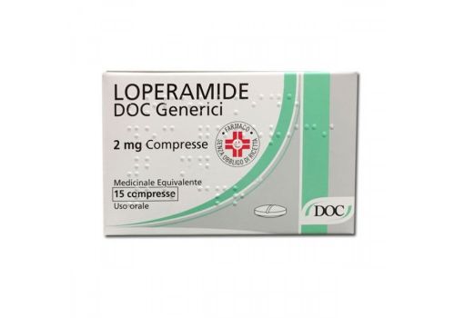 Loperamide 2mg antidiarroico 15 compresse