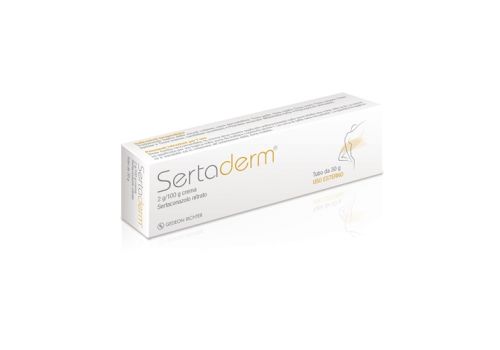 Sertaderm crema 2g/100g per il trattamento topico delle micosi cutanee 100 grammi