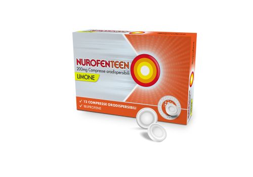 NUROFENTEEN DOLORI 12 COMPRESSE ORODISPERSIBILI LIMONE