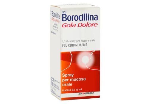 NEOBOROCILLINA GOLADOLORE SPRAY ORALE LIMONE E MIELE