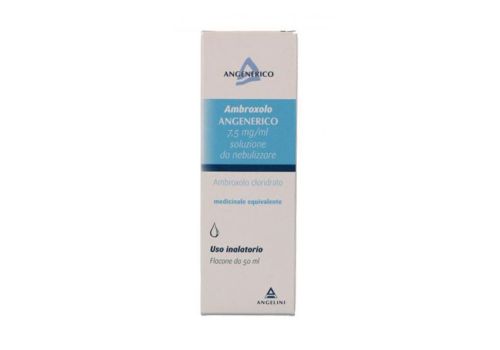 Ambroxolo Angenerico 7,5mg/ml mucolitico soluzione da nebulizzare 50ml
