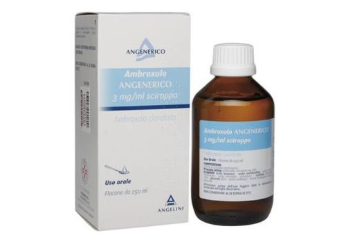 Ambroxolo Angenerico 3mg/ml mucolitico sciroppo 250ml