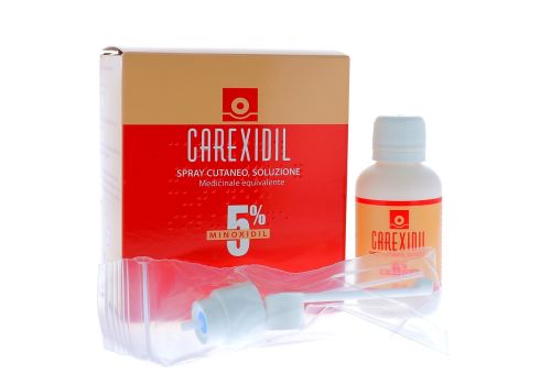 Carexidil 5% caduta dei capelli spray cutaneo soluzione 3 x 60ml