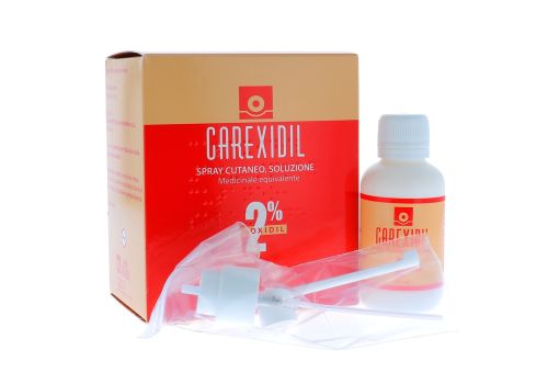 Carexidil 2% caduta dei capelli spray cutaneo soluzione 3 x 60ml