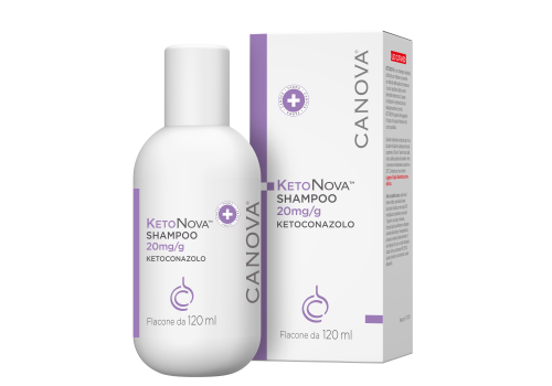 Ketonova Shampoo 20mg/g per il trattamento di dermatite seborroica del cuoio capelluto 120ml