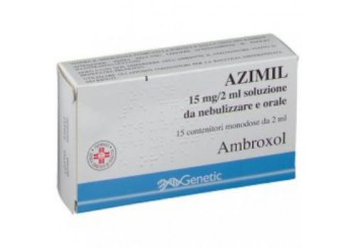 Azimil 15mg/2ml mucolitico soluzione da nebulizzare e orale 15 fiale 2ml