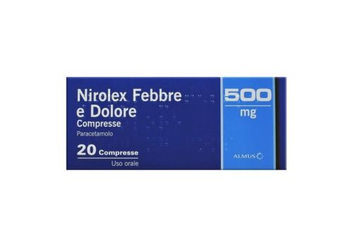 Nirolex Febbre Dolore 500mg 20 compresse