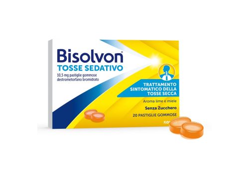 Bisolvon Tosse Sedativo 10,5mg 20 pastiglie gommose