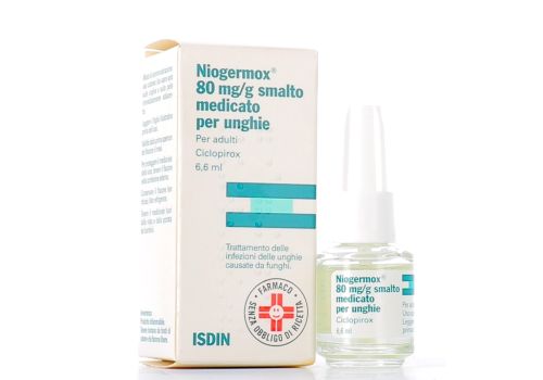 NIOGERMOX* 80MG/G SMALTO MEDICATO PER UNGHIE 6.6ML