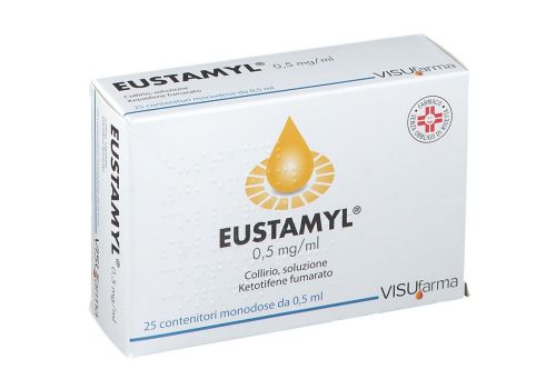 Eustamyl 0,5mg/ml collirio antiallergico 25 contenitori monodose 0,5ml