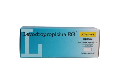 Levodropropizina EG  30mg/5ml sciroppo per tosse e malattie da raffreddamento 200ml