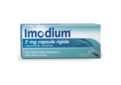 Imodium 2mg antidiarroico 8 capsule