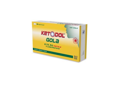 Ketodol gola 8,75mg flurbiprofene*16 pastiglie limone e miele