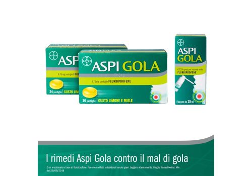 ASPI GOLA 24 PASTIGLIE LIMONE E MIELE