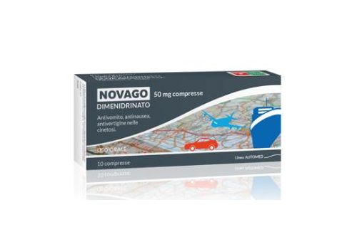 Novago 50mg antinausea 10 compresse