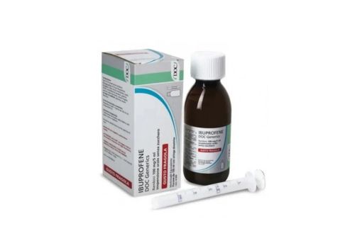 Ibuprofene Doc 100mg/5ml sciroppo bambini fragola 150ml