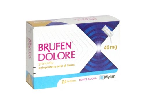Brufen Dolore 40mg antinfiammatorio granulato orosolubile 24 bustine