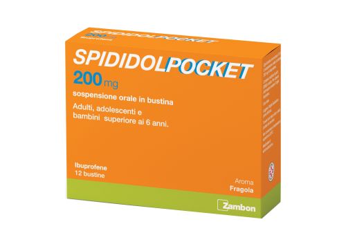 Spididolpocket ibuprofene 200mg sospensione orale 12 bustine