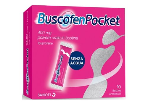 BuscofenPocket 400mg antinfiammatorio 10 bustine orosolubili