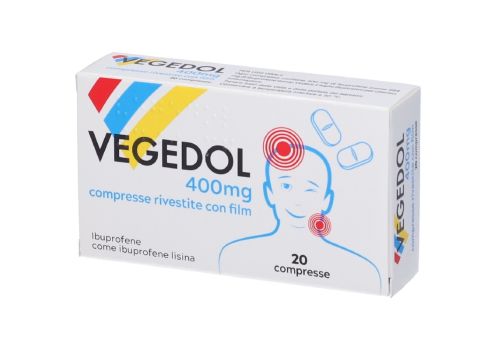 Vegedol 400mg antinfiammatorio 20 compresse