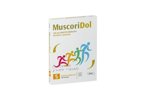 MuscoriDol 180mg antinfiammatorio 5 cerotti medicati