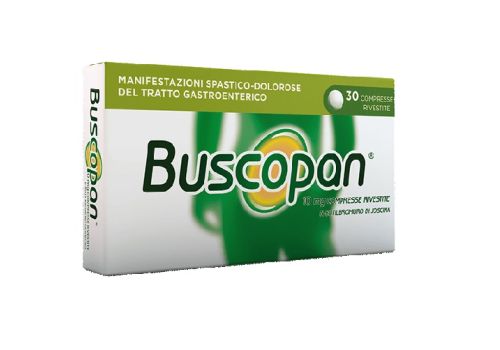 Buscopan 10mg manifestazioni spastico-dolorose del tratto gastroenterico 30 compresse