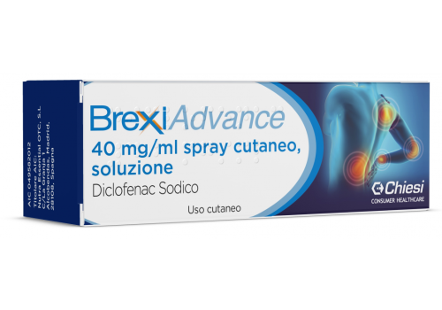 Brexiadvance 40mg/ml dolori muscolari e articolari soluzione spray cutaneo 125 erogazioni 30ml