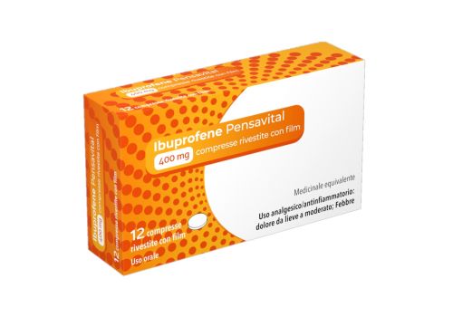 Ibuprofene Pensa 400mg antinfiammatorio 12 compresse